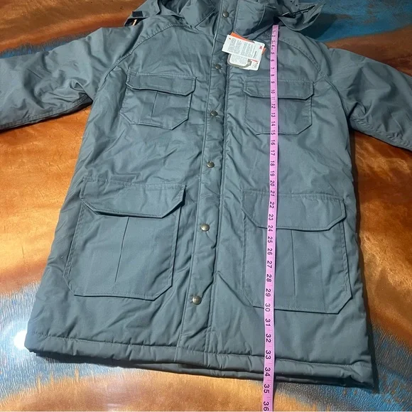 NWT Vinatge Woolrich Insulated Long Parka Jacket Hooded medium Made USA …